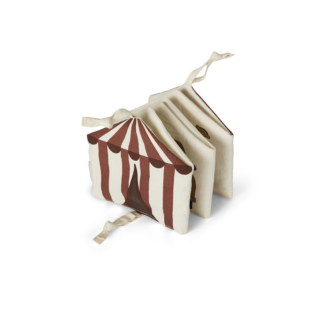 Kit fabric book-Cream - Circus