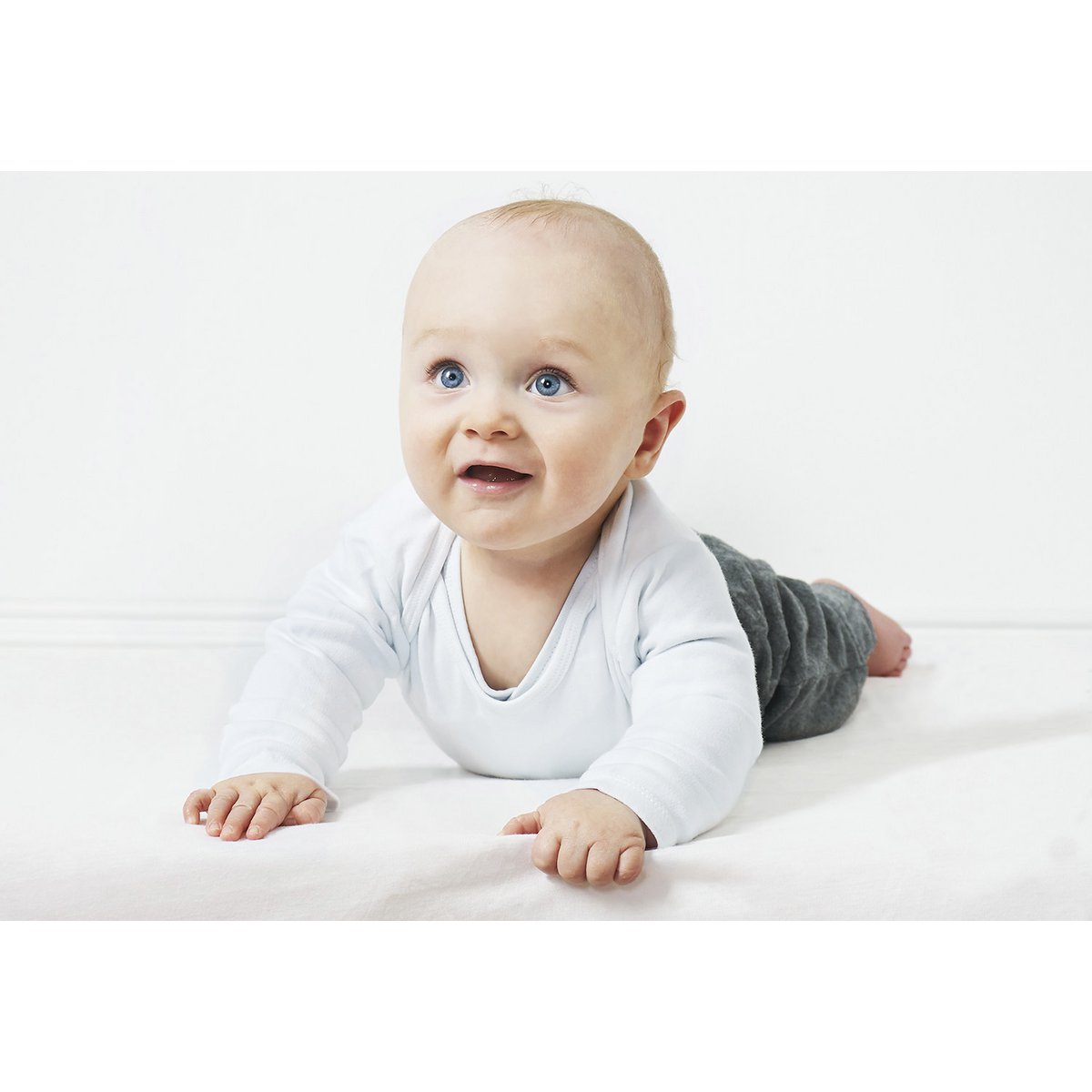 Fitted sheet for cot bed in twin pack, jersey, grey