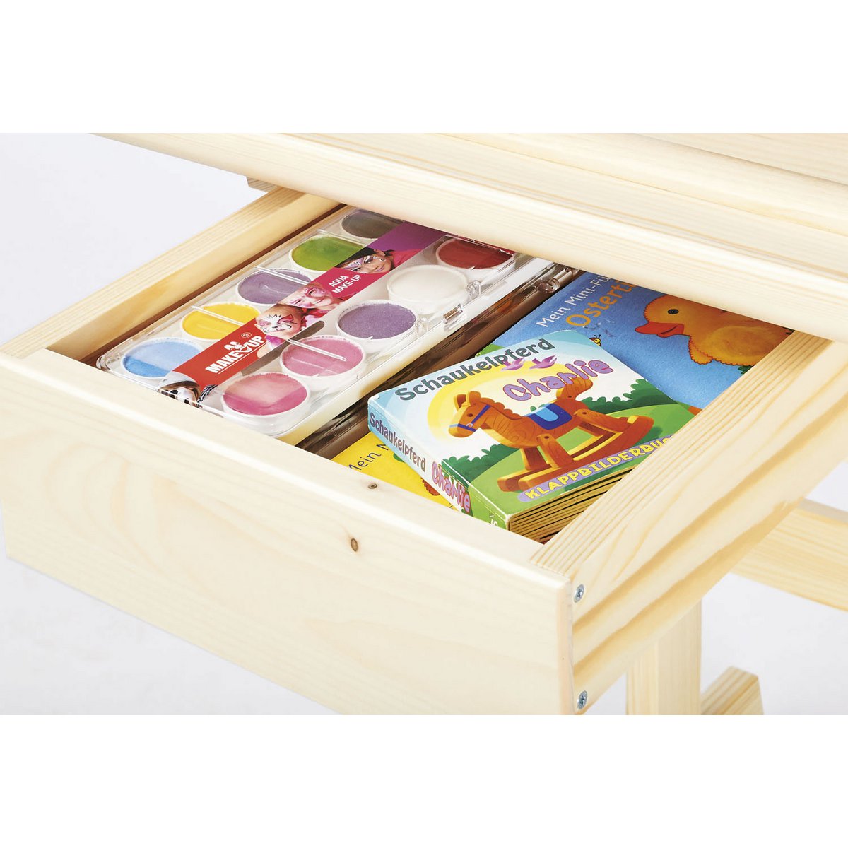 Children's desk 'Lena', clear lacquered
