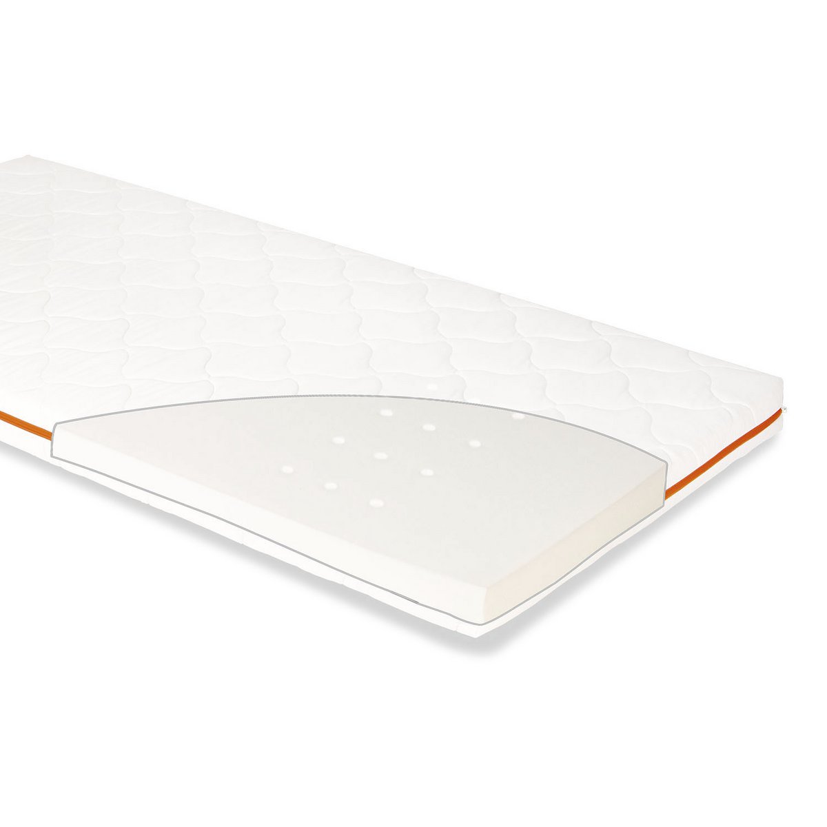 Mattress for cot beds 'Luna Up', 140 x 70 cm