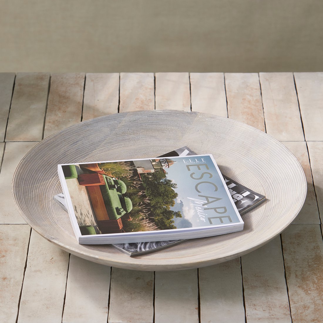 Bangli Bowl Light Wood L