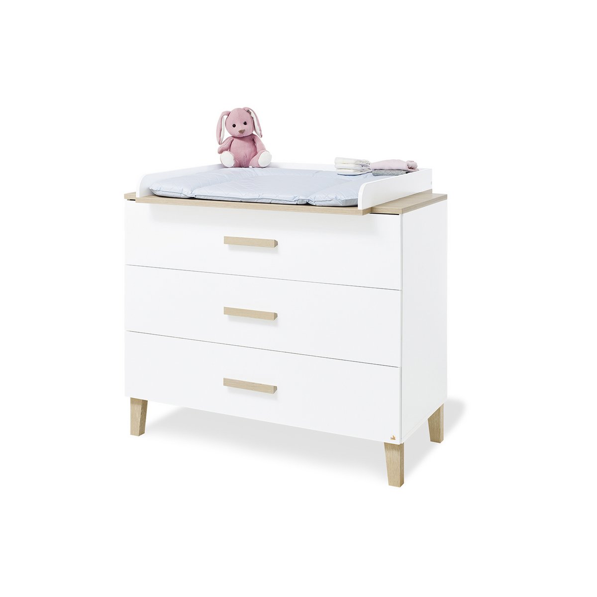 Starter set 'Lumi' wide
 2 parts: cot, wide chest of drawers