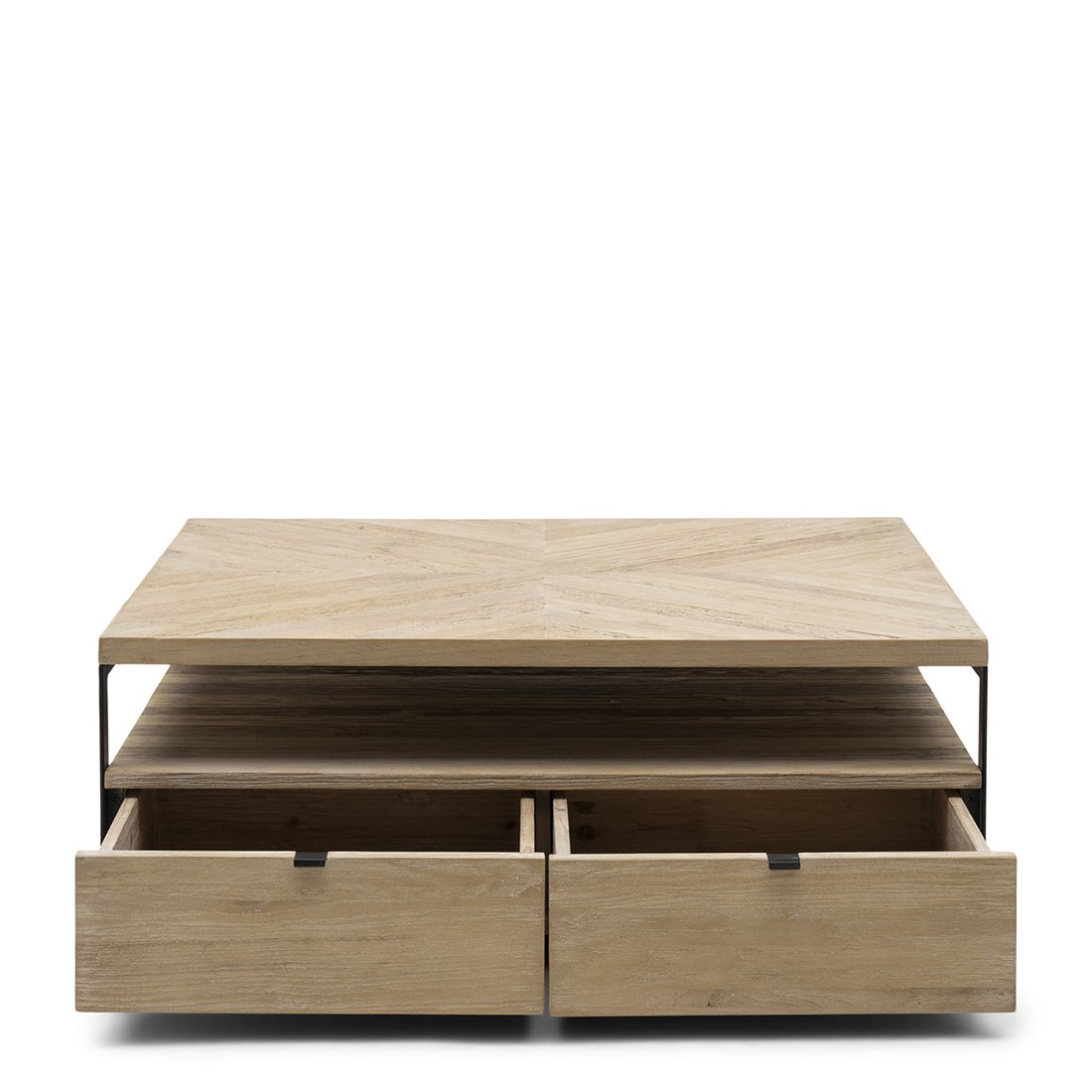 Milan Coffee Table Parquet 90x90