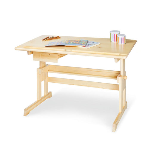 Children's desk 'Lena', clear lacquered