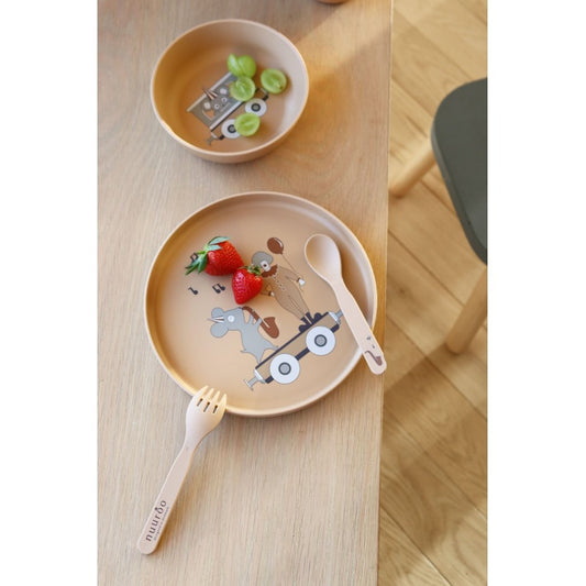 Pill bioplastic (PLA) plate 2 pcs.