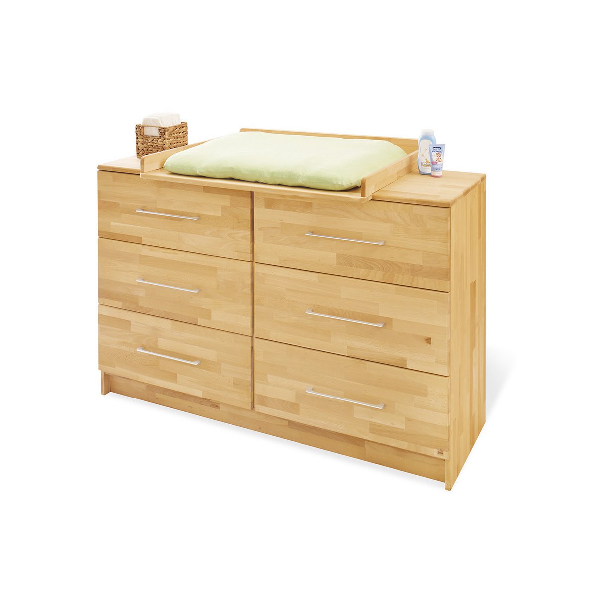 Starter set 'Natura' extra wide
 2 parts: cot, extra wide chest of drawers