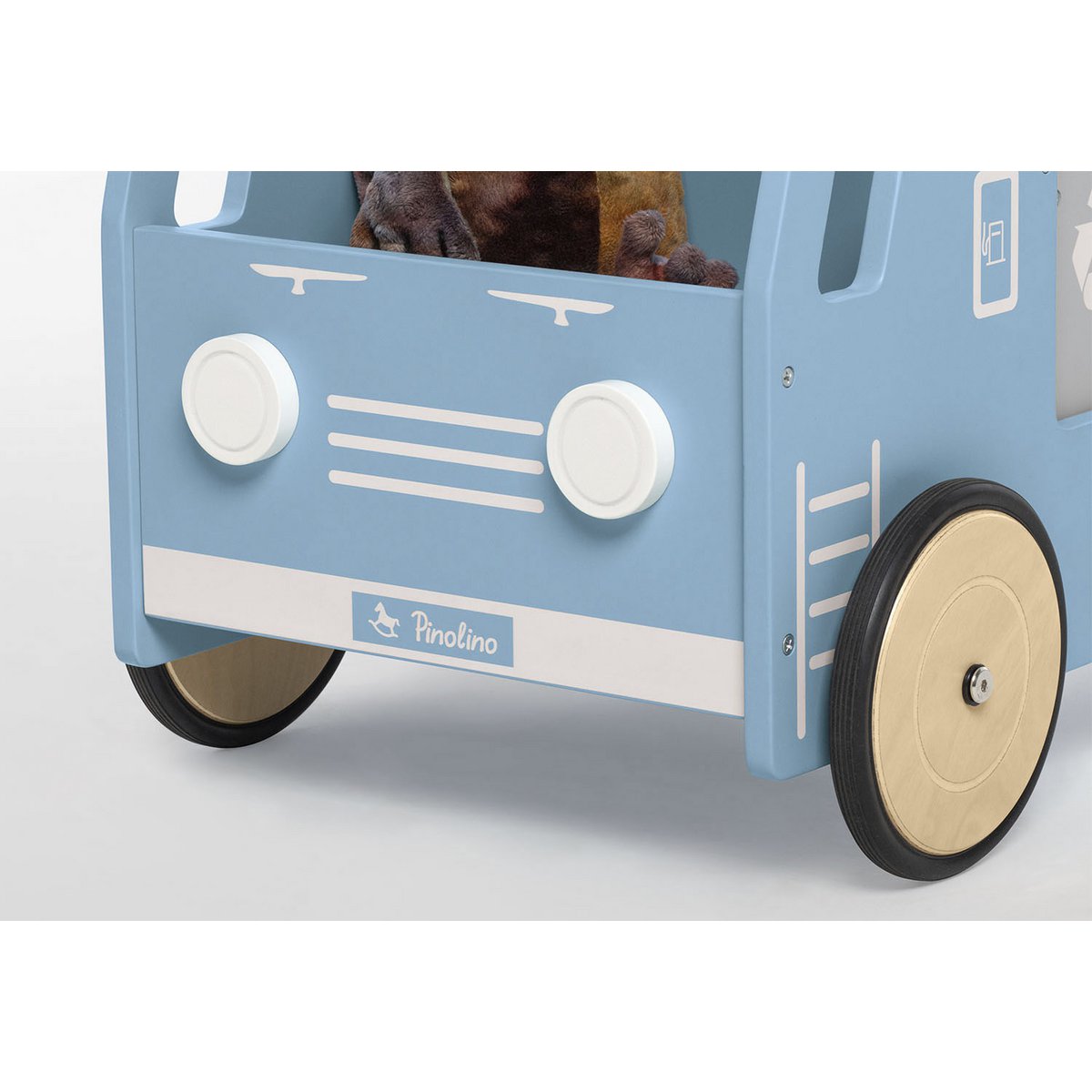 Leather walker 'Kipplaster Fred', blue