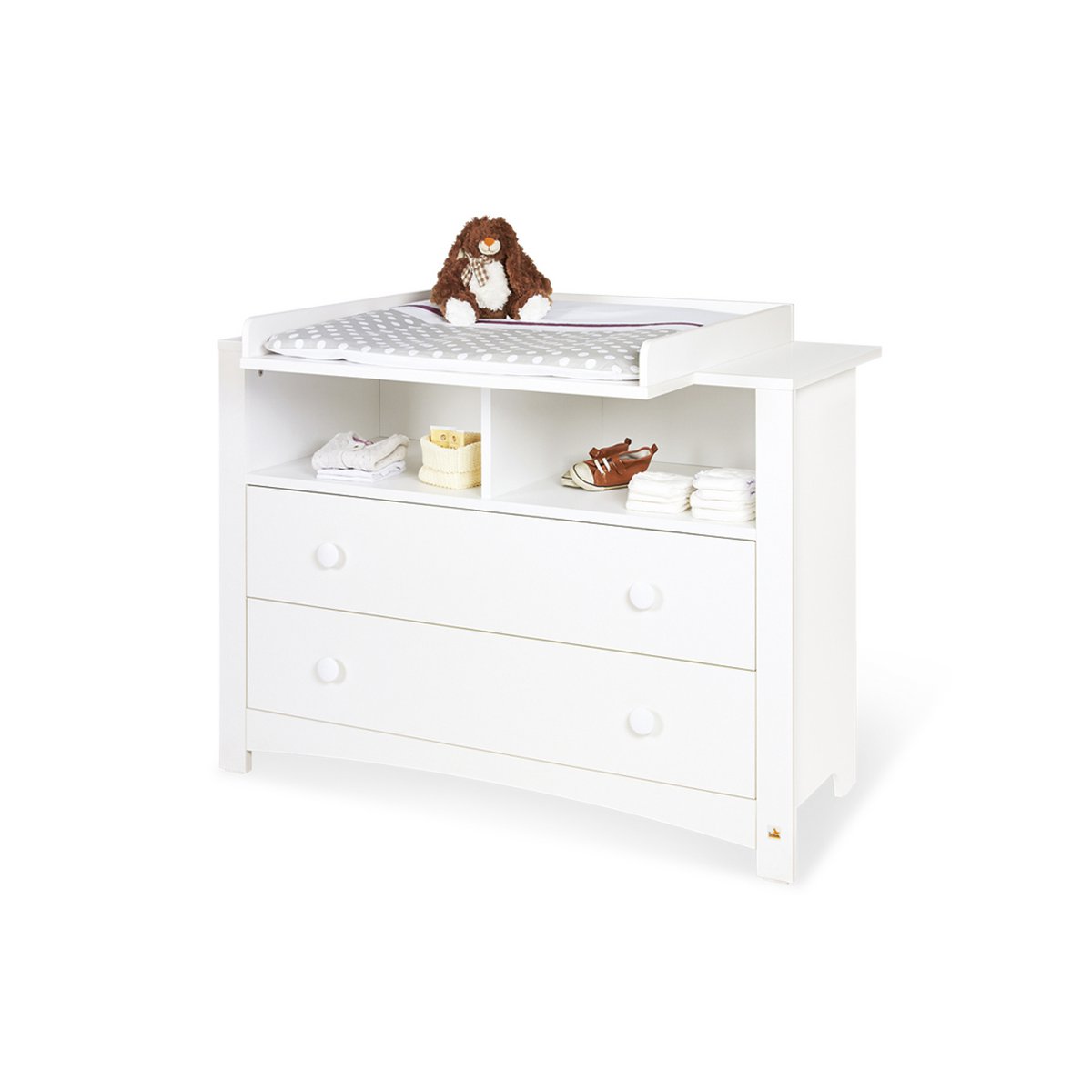 Starter set 'Florentina' extra wide
 2 parts: cot, extra wide chest of drawers