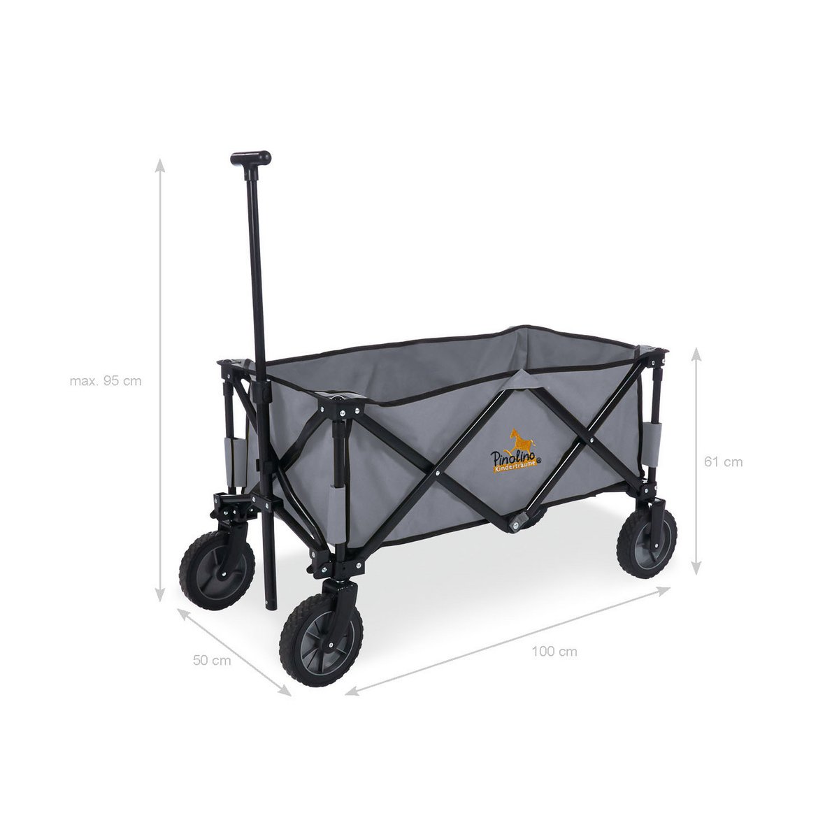 Foldable handcart 'Porti', grey