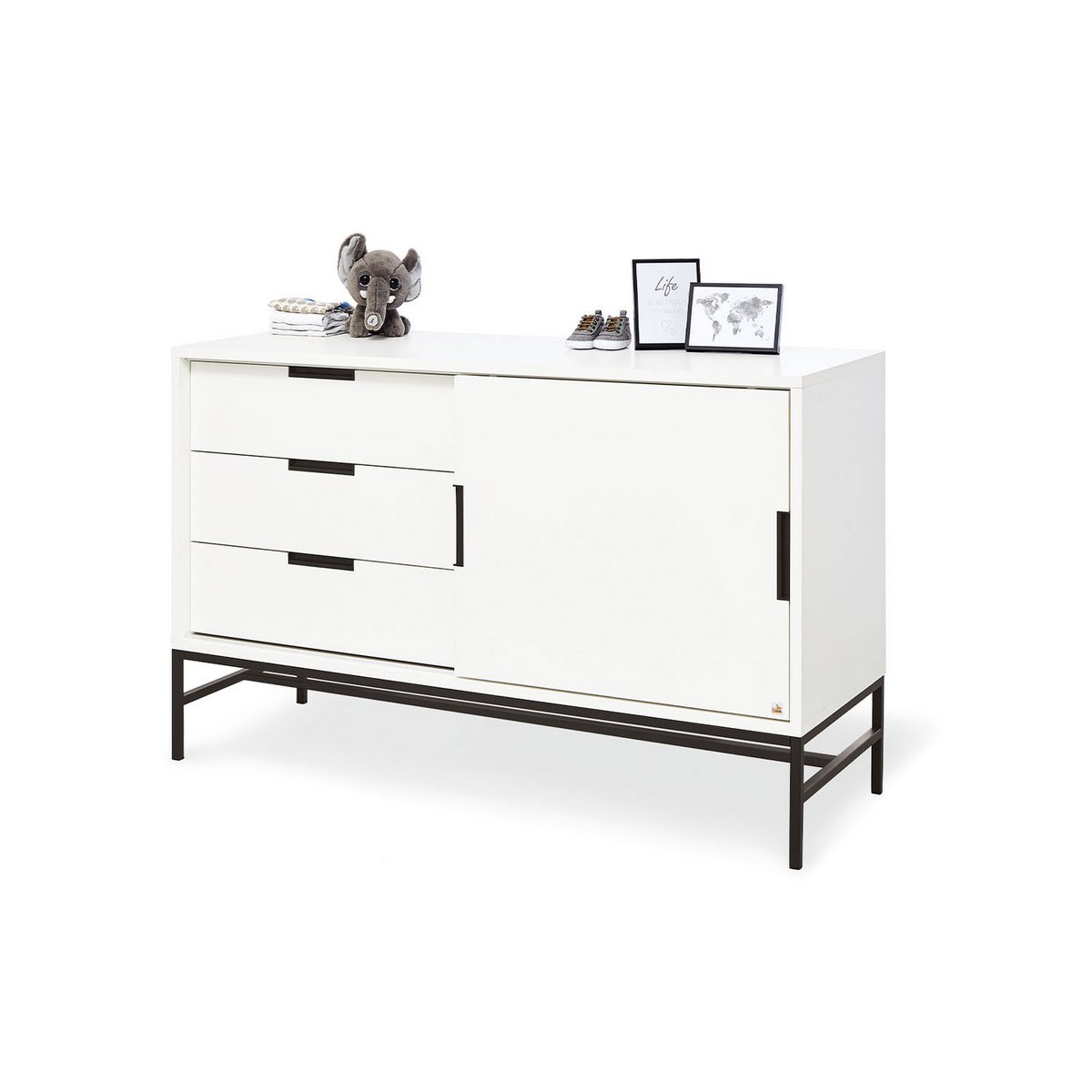 Chest of drawers 'Steel' extra wide