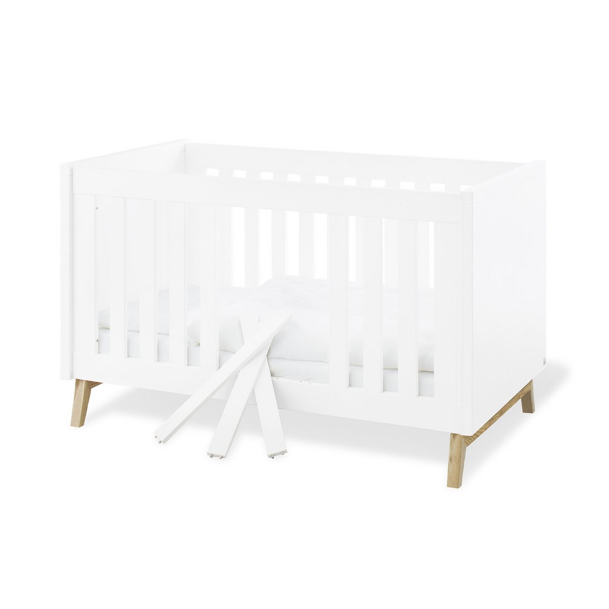 Nursery 'Riva' wide large
 3 parts: cot, wide dresser, large wardrobe