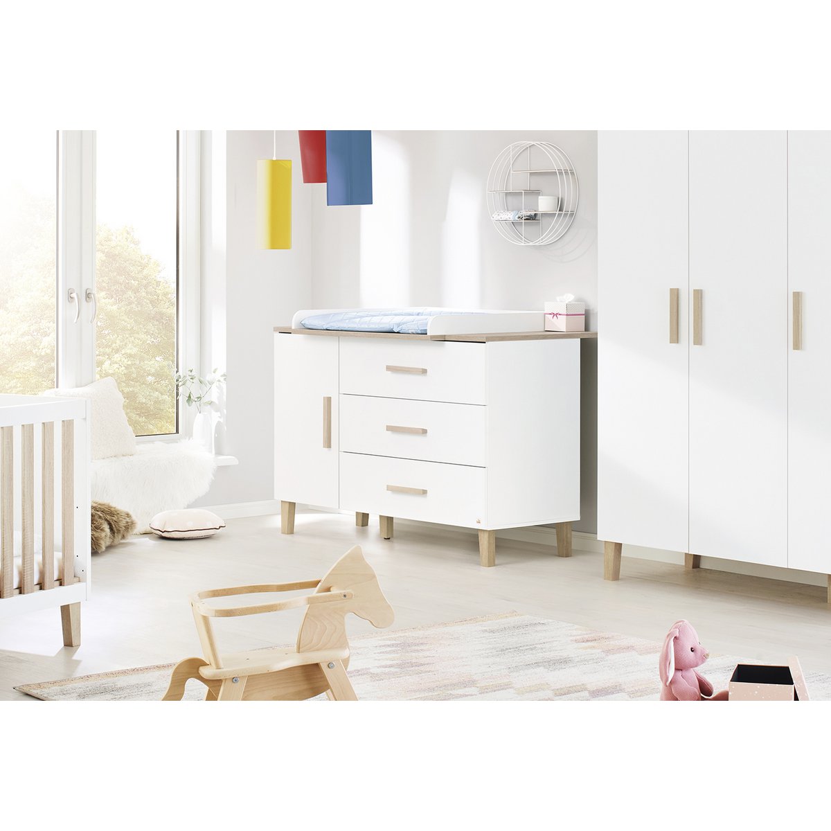 Chest of drawers 'Lumi' extra wide