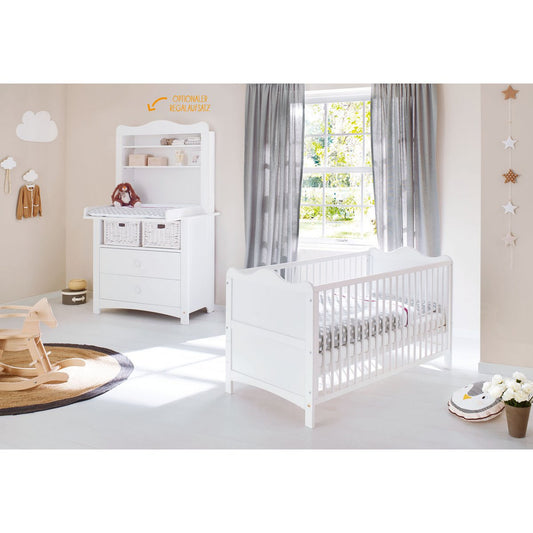 Starter set 'Florentina' wide, incl. wide cabinet
 3 parts: cot, wide chest of drawers incl. wide cupboard