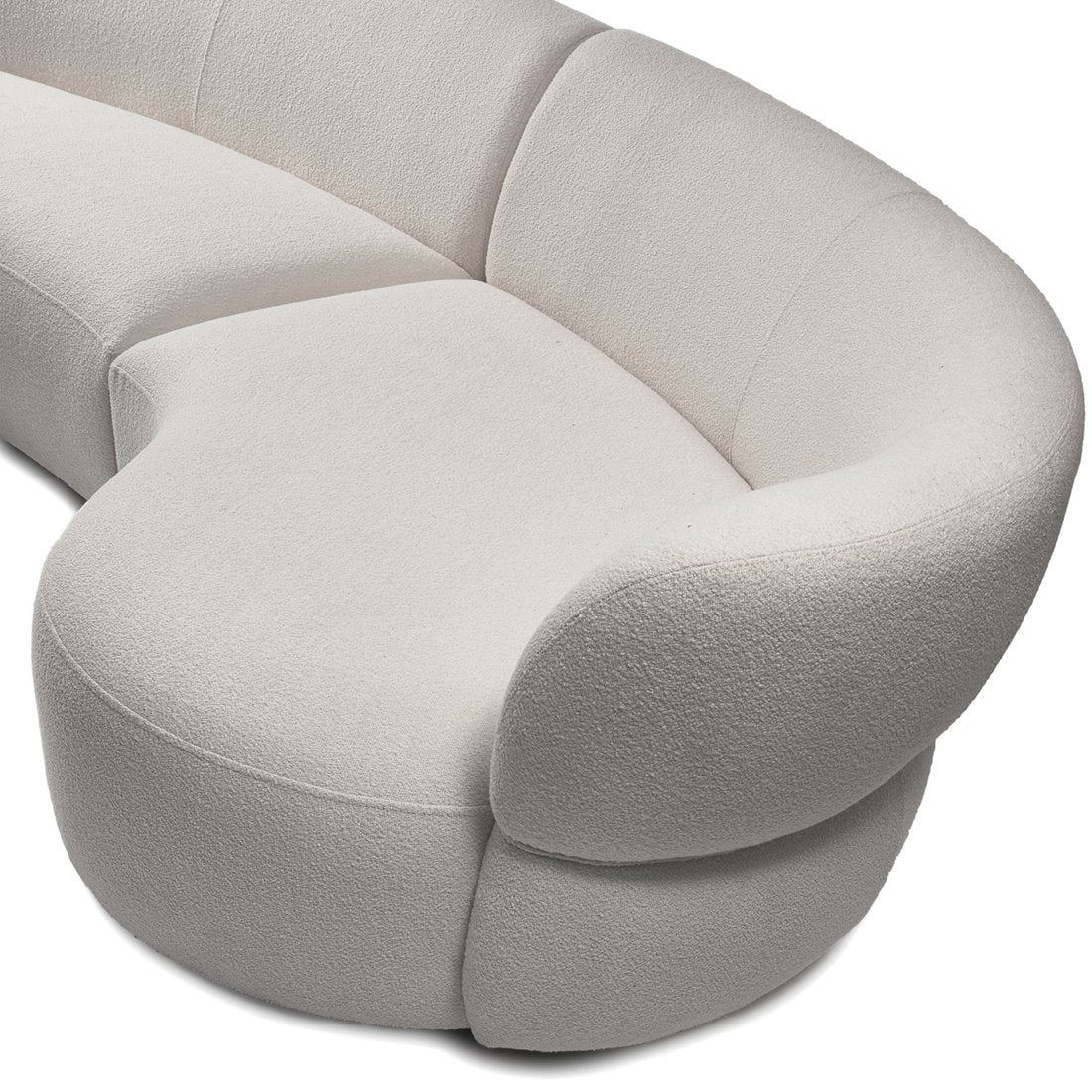 San Remo Sofa Arm Right 2.5 NatGrey