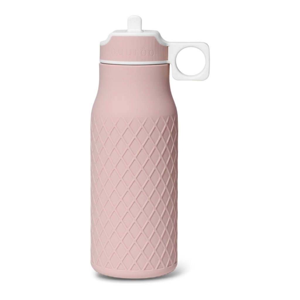 Isa silicone drinking bottle-Woodrose 400 ml