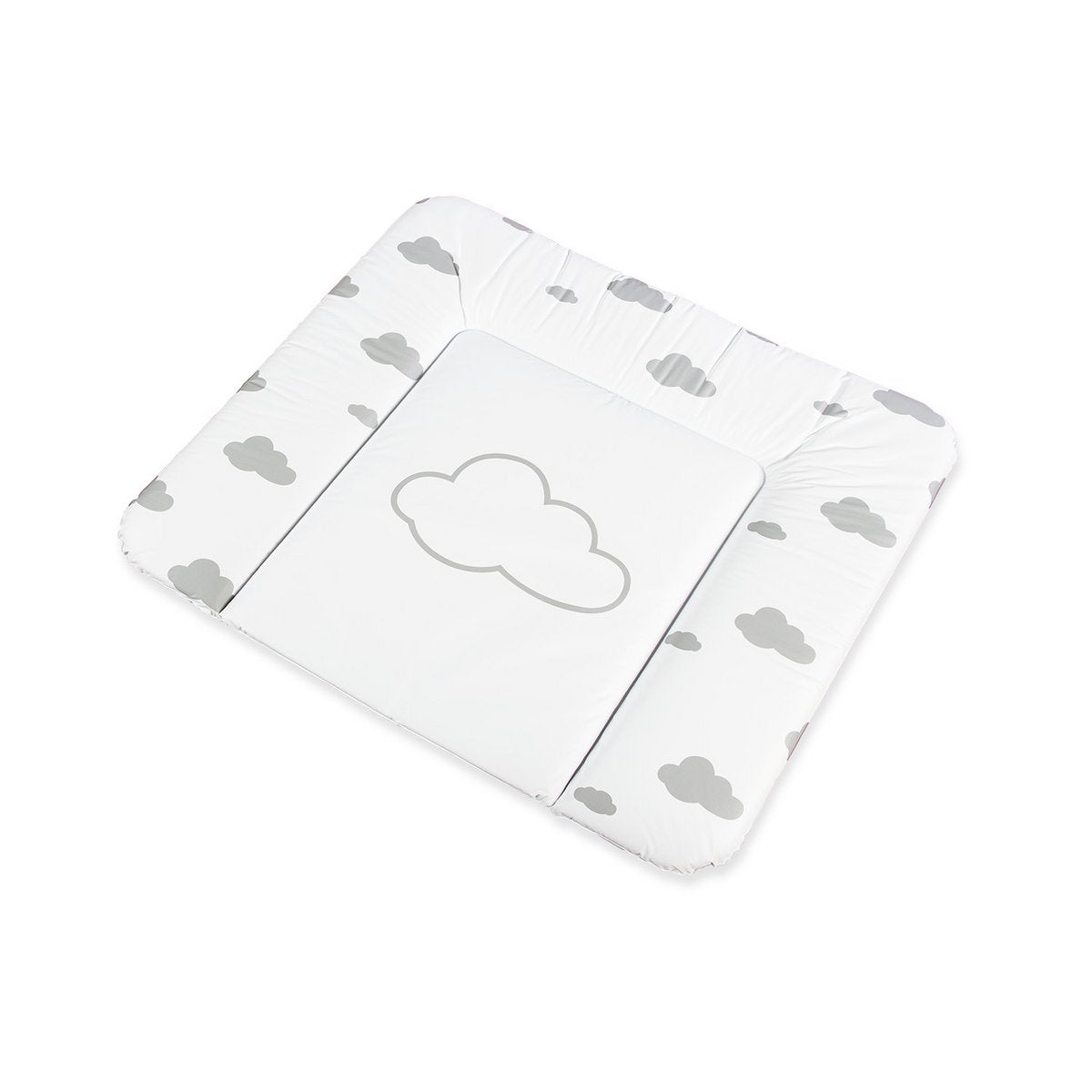 Changing mat 'Wölkchen', grey